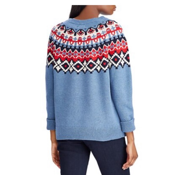 Fair Isle Yoke Sweater - Picture 2 of 6